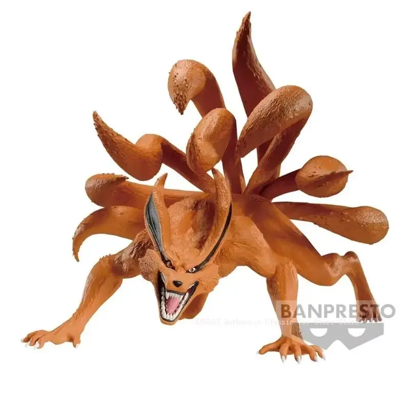 Original Banpresto Naruto Shippuden Kyuubi Kurama Action Figure Anime Figure 14cm PVC Model Collectible Toys Gifts