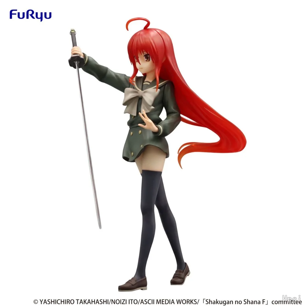 In Stock FuRyu Original Genuine Shakugan No Shana Trio-Try-iT Shana 19cm Collections Model Anime Toy Figure Kawaii Birthday Gift