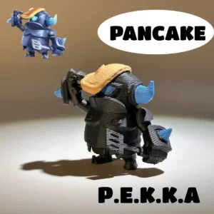 Clash Royale Hand-Painted Mini P.E.K.K.A. - Fan-Made 3D Printed Figurine, Gaming Collectible Desktop Ornament