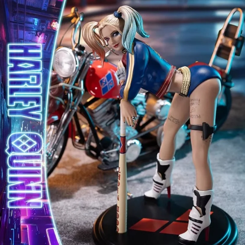 Genuine Principal Gu Dc Suicide Squad Harleen Quinzel Motorcycle Action Figure Model Ornaments Collectible