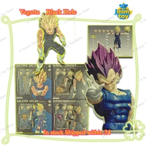 En Stock Black Hole TK Custom Dragon Ball Z Super Saiyan SSJ Majin Vegeta Battle Damage Full Power  Action Figure Model