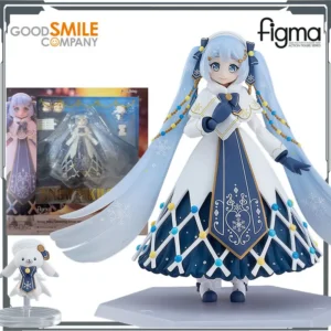GSC Original EX-064 Hatsune Miku Snow Miku 145mm Anime Action Figures Toys for Boys Christmas Gift Collectible Model Ornaments