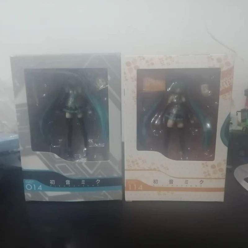 New Figma 114 Hatsune Miku Anime Girl Figure Figma 014 Virtual Singer Miku Joint Movable Model Kids Toys Doll Collection Gifts - Image 6
