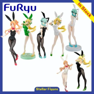 【SF】In Stock Original FuRyu BiCute Bunnies Sword Art Online Leafa Asuna Sinon Figures Collection Gift Anime