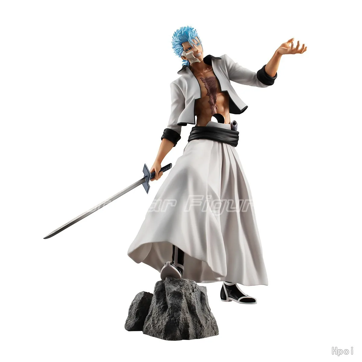 【SF】In Stock MegaHouse GEM Series BLEACH Realm Grimmjow Jeagerjaques Figures Model Collection Gift