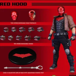 In Stock  MEZCO Ant 6-inch Clothes Action Figure Batman Anti-Hero Red Hood Action Figure