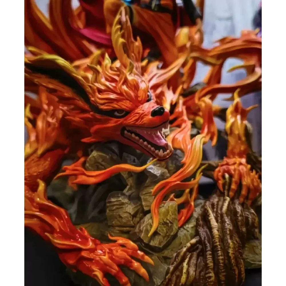 43cm Gk Bandai Naruto Uzumaki Kurama Mode Anime Action Figure PVC Model Toy Statue Collection for Home Decor Fans Birthday Gift - Image 6