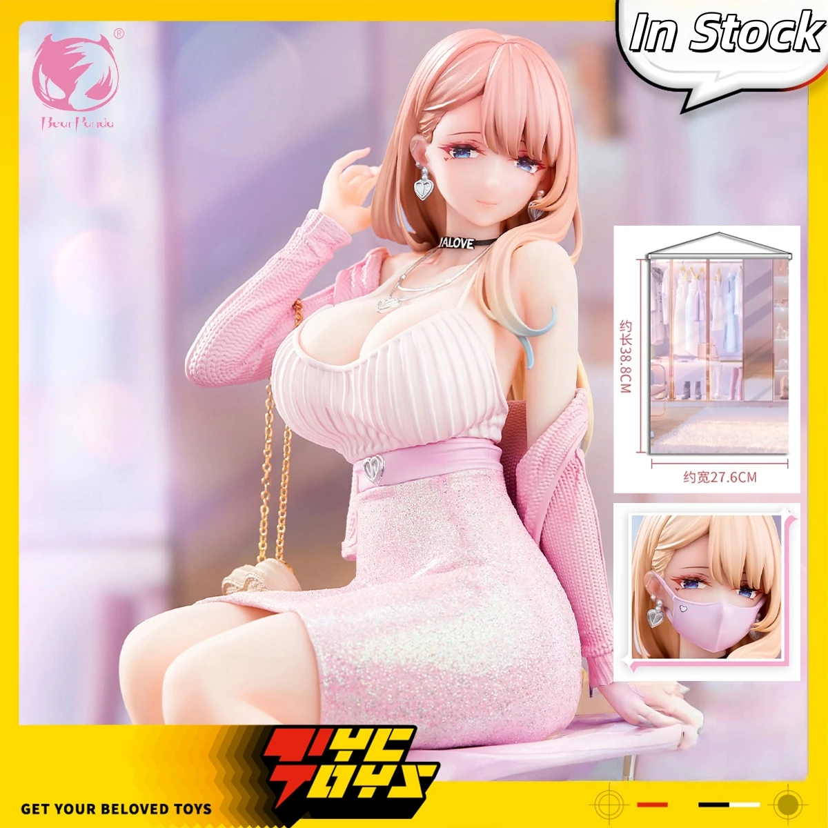 New In Stock Original BearPanda 1/6 Asako Fuyuyama Tutor Aromatic Body Animation Anime Figure Model Toys Ornament TYCTOYS