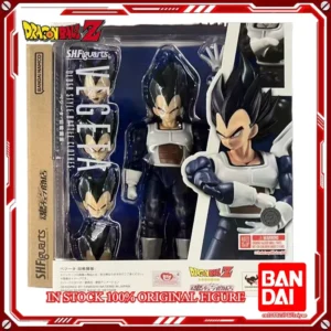 In Stock 100% Original Bandai S.H.Figuarts SHF VEGETA Old Battle Suit Dragon Ball ZAnime Action Collection Figures Model Toys