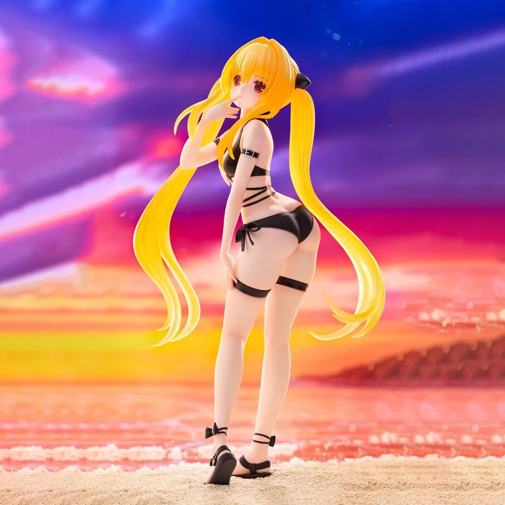 100% Original FuRyu Trio-Try-iT Figure To LOVEru Darkness Konjiki No Yami Anime Figure Action Figure Garage Kit Birthday Gift