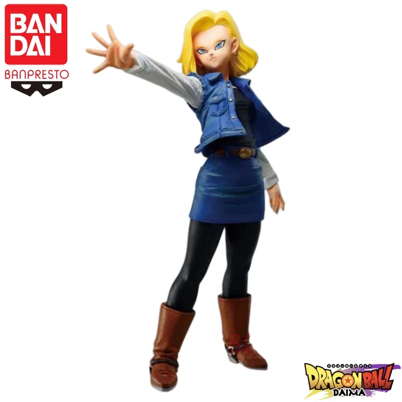 In Stock Bandai Original Banpresto Dragon Ball Match Makers Android 18 Action Figure Model Doll Brand New Boxed Figurine - Image 3