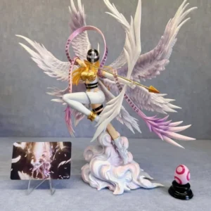 Figure Digimon Adventure Angewomon Figures Archery Angewomon Figurine Doll Statue Collection Model Kids Customized Toy Gifts ﻿