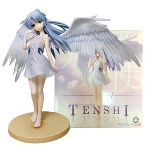 20CM Anime Angel Beats! Tachibana Kanade Figure 1/8 Angel Girl Standing Model Toy Gift Action Figure PVC