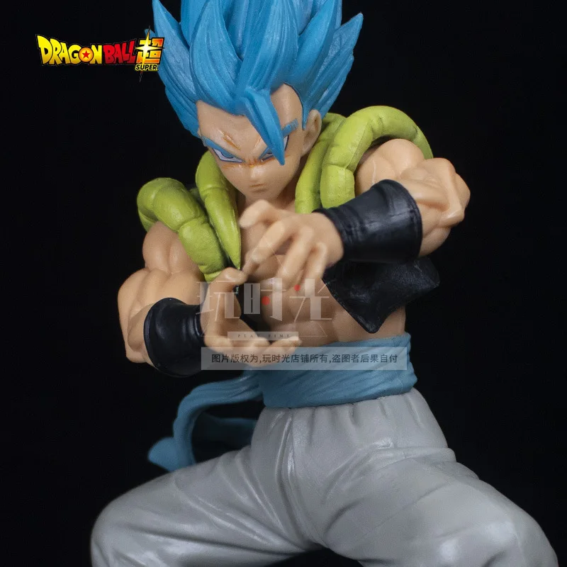 18CM Dragon Ball Z Super Saiyan Blue Gogeta Figure Toys Anime DBZ PVC Figurines Collection Model Desktop Decoraction Gifts Kids - Image 4