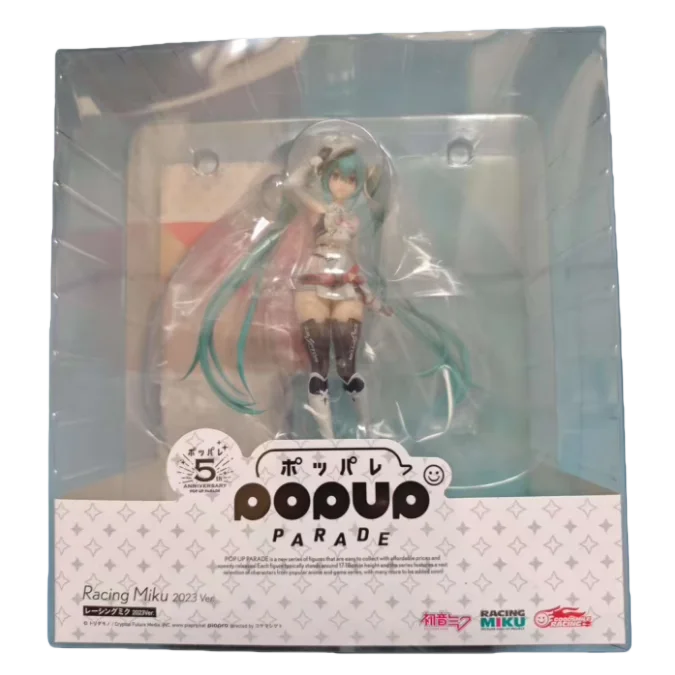 In Stock POP UP PARADE RACING MIKU Racing Sound 2023 Figure Scenery Ornament Model Action Figure Collection Gift - Image 6