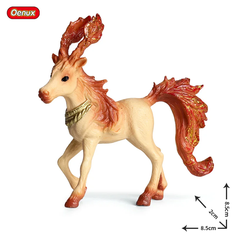 Oenux Beauty Fish Princess Mermaid Action Figures Model Elves Elf Pegasus Animal Figurines Doll Kid Toy Girl Gift Cake Toppers - Image 24