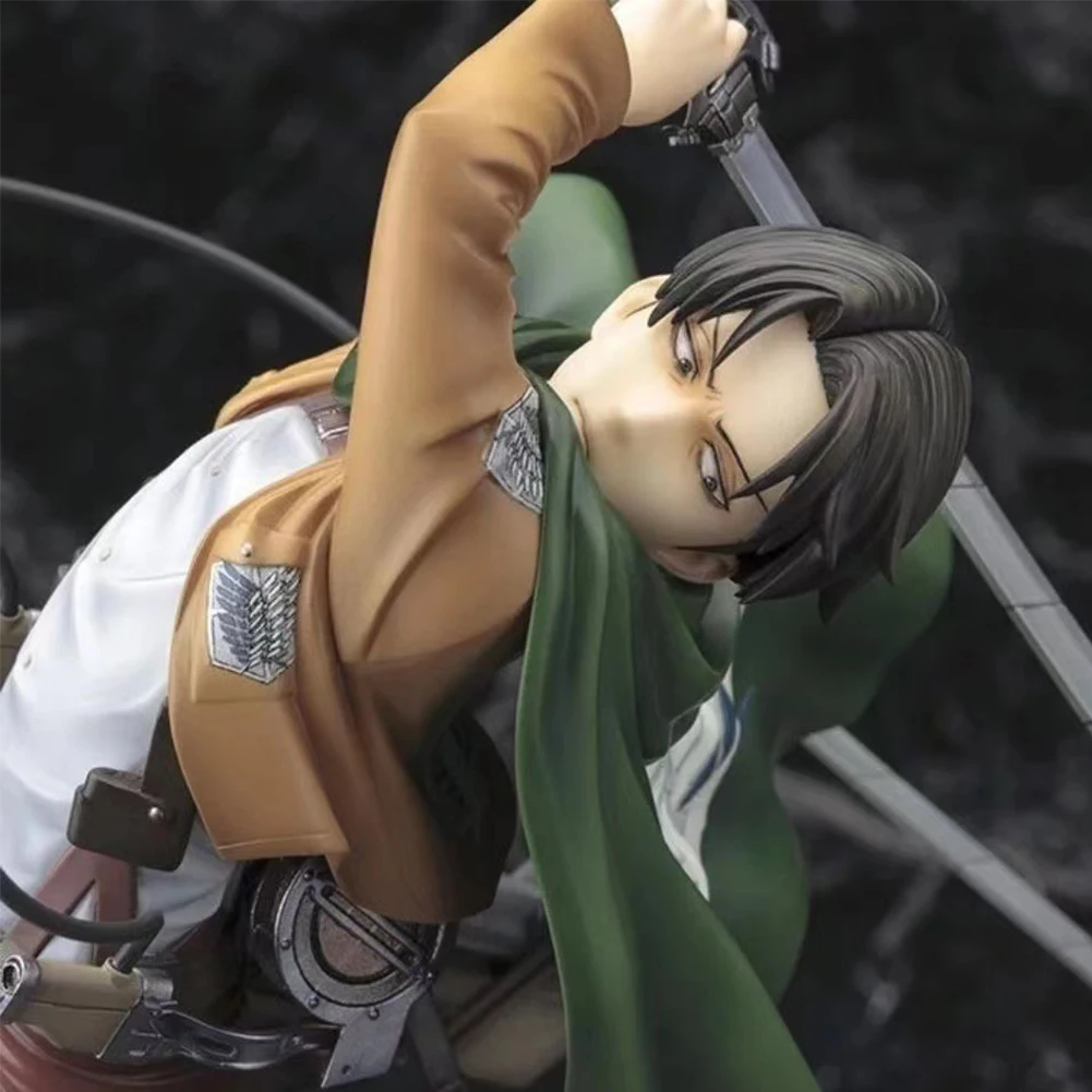 Anime Titan figure Levi action figures Levi figurine Doll PVC JP Anime Model Toy Collection Statue Gift Desktop ornament 22cm ﻿