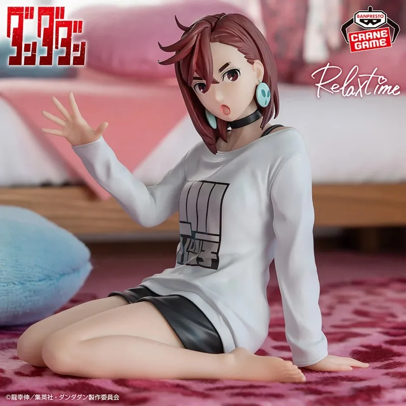 In Stock Original Bandai BANPRESTO Relax time DAN DA DAN Ayase Momo Anime Sexy Cute Girl Action Figure toys Collectible Model WY