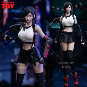 LS2023-TF 1/6 Fantasy Goddess Tifa Movable Eye Action Figure 12'' Female Soldier Figurine Model Full Set Collectible Toy
