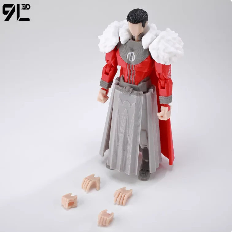 9L3D Printed Invincible Anime Action Figures Lucky 13 Dummy 13 Multi-Jointed Superheroes Model Toy Collectible Ornaments Gift - Image 29