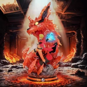 Naruto Shippuden Anime Figure Model Uzumaki Naruto Battle Scene Action Figure Statue Collection Toys