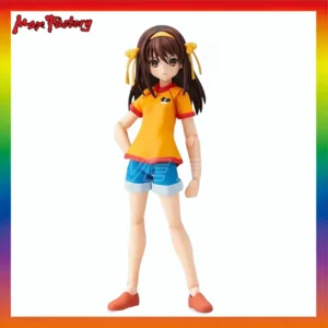 Original Max Factory Figma#070 The Melancholy of Haruhi Suzumiya Suzumiya Haruhi  Anime Figures Model Toys Gifts