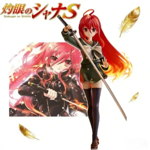 19cm anime Merch The Shakugan no Shana Shana Flame-Haired Blazing-Eyed Hunter Action Figure PVC collector edition Model Toys Gift