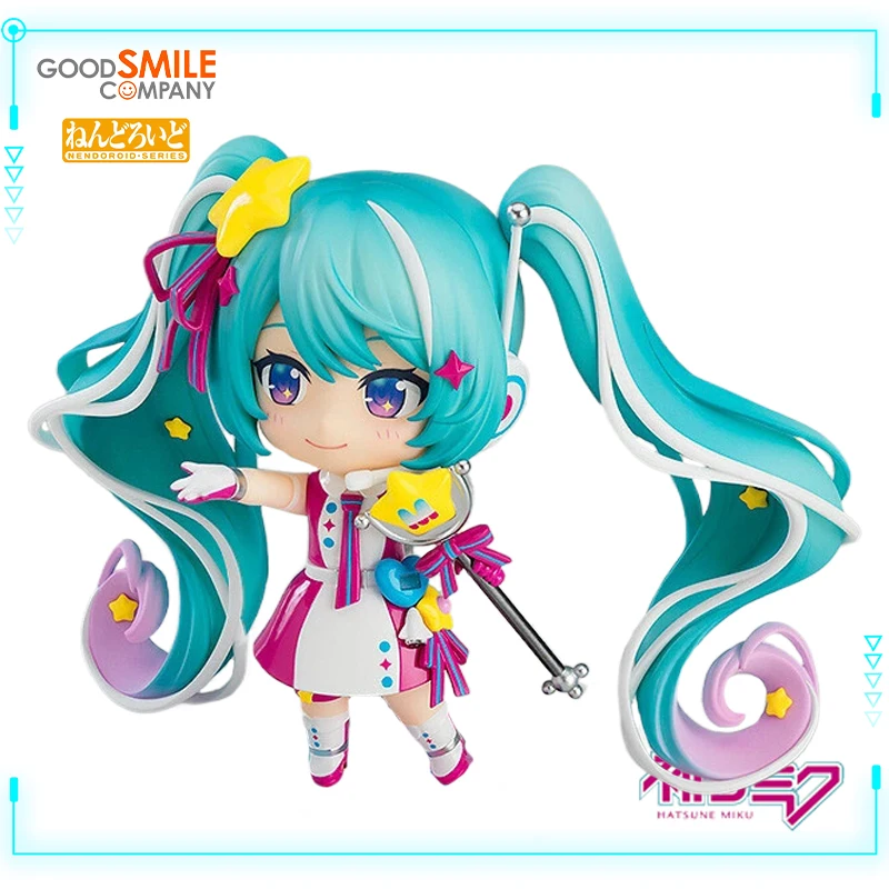 GSC Original Genuine Vocaloid Hatsune Miku Nendoroid 2139 Magical Mirai 10th Ver 10cm Anime Collections Model Toy Figures Gifts