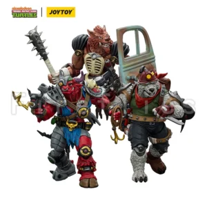 1/18 JOYTOY Action Figure Turtles-Dirtbag Groundchuck Rahzar Anime