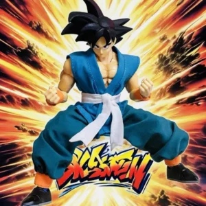 Dragon Ball Z Shf Anime Handmade Son Goku Practice Clothes Built In Iron Wire Is Suitable for 1/12 Toy Not including toys