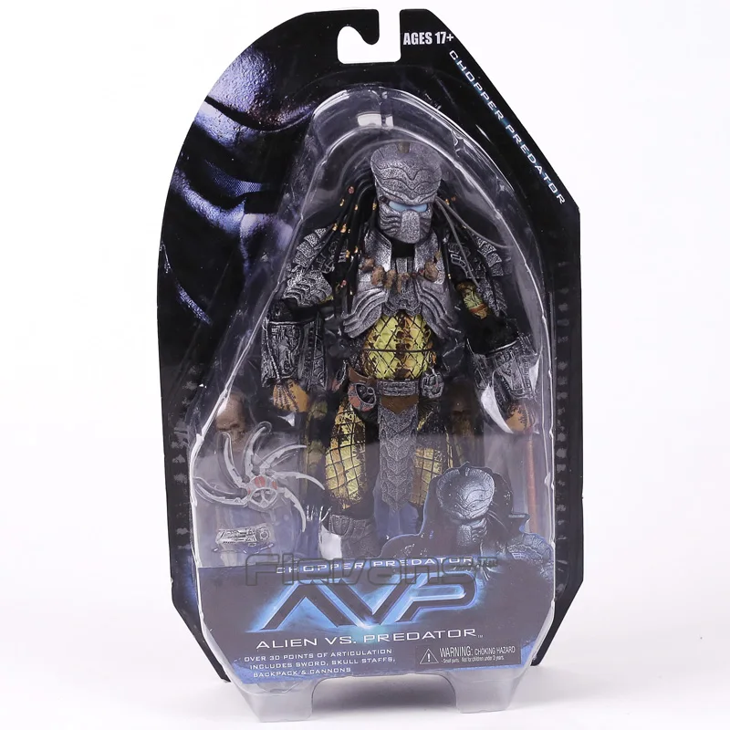 NECA AVP Alien vs. Predator Chopper Celtic Scar Predator 7″ Action Figure Joint Movable Model Toy