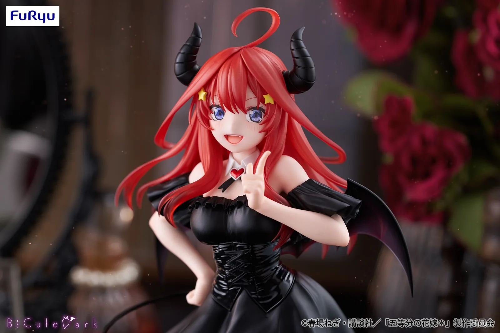In Stock FuRyu BiCute Dark Nakano Itsuki Little Devil Desktop Cute Doll Anime Action Figure Toy Gift Model Collection