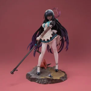 Blue Archive Anime Figure 1/7 Scale Kakudate Karin Sniper Beautiful Girl Maid Outfit Pvc Collectible Boxed For Anime Fans