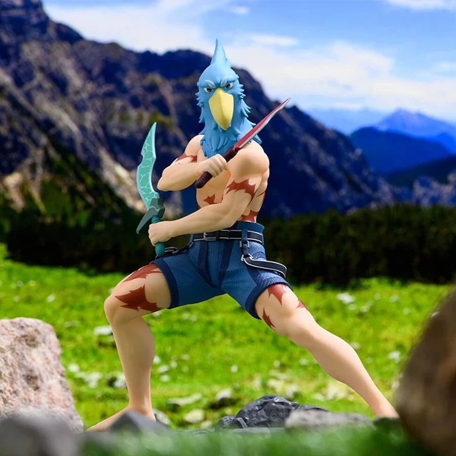 17cm Shangri-La Frontier Anime Figure Bird's Head Man Sunraku Action Figure PVC collection Model Doll Toys Birthday Gifts