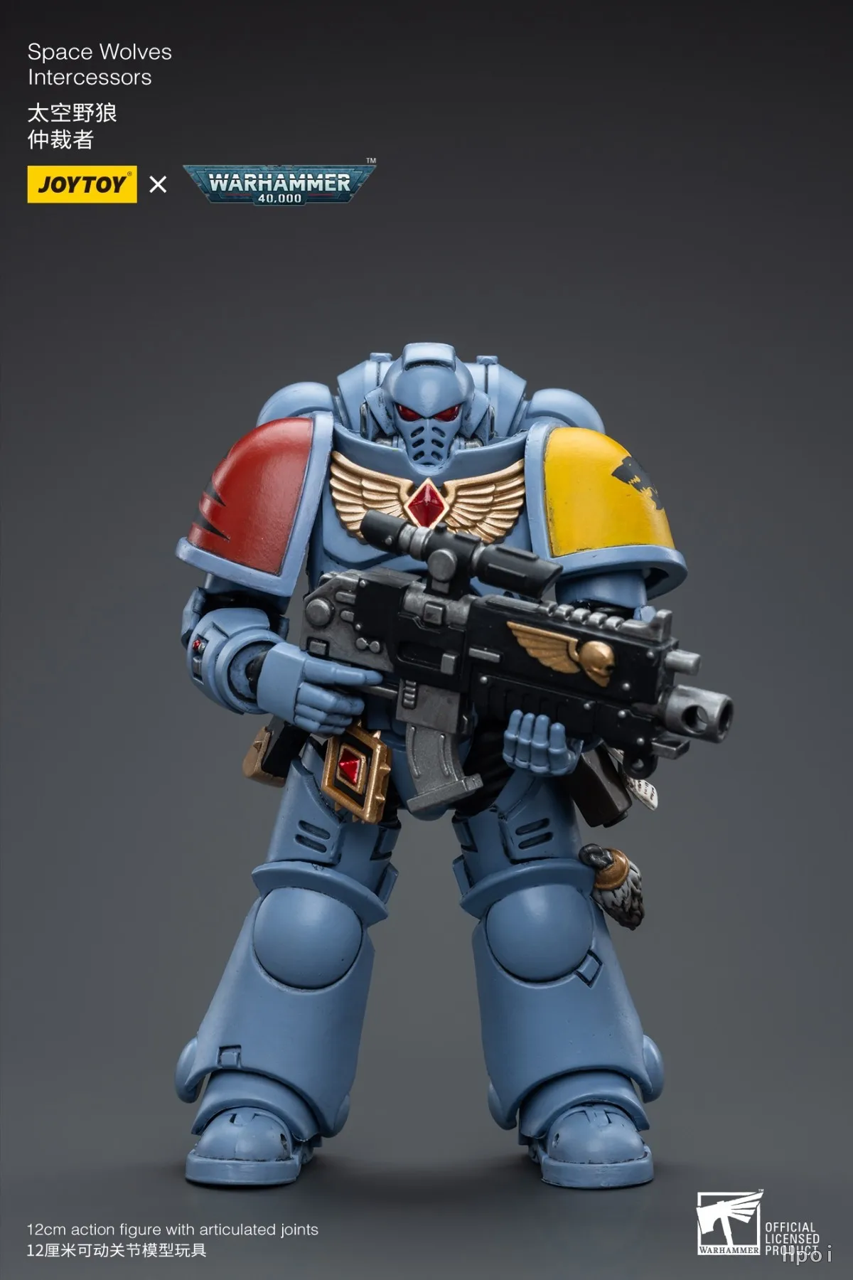【In Stock】JOYTOY Warhammer 40K Space Wolves Imperial Fists Ultramarines Blood Angels Intercessors 1/18 Action Figures Toys