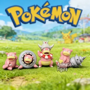5.5-10cm Anime Pokemon Figure Slowpoke Combination Action Figures Pvc Statue Desktop Ornamen Collection Model Toys Gifts