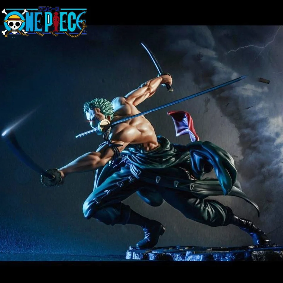 New 20cm One Piece Anime Figure GK Roronoa Zoro PVC Action Figure Collection Model Doll Toy Gift Decoration