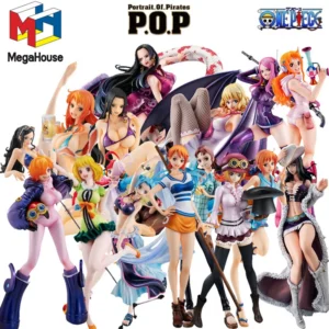 MegaHouse Genuine P.O.P One Piece Anime Figure Carrot Stussy Boa Hancock Bonney Nami Robin Uta Koala Action Figure Toys Gifts