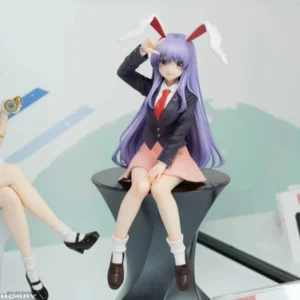 New Original Furyu Touhou Project Reisen Udongein Inaba 15cm Anime Figure Collection Model Desktop Sitting Posture Ornament Toys