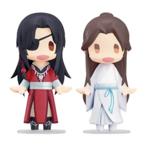In Stock Genuine Bilibili Heaven Official'S Blessing Anime Toy Hua Cheng Xie Lian 10cm Q-Version Model Ornament Fans Kawaii Gift
