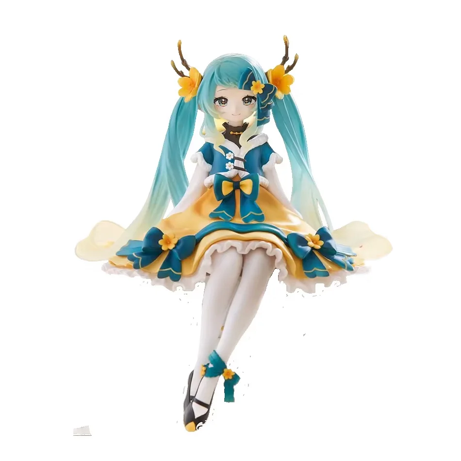 2Pcs Hatsune Miku Anime Figure Toy Flower Fairy Collection Miku Kawaii Cartoon PVC Action Figurine Model Doll Birthday Gifts Kid - Image 12