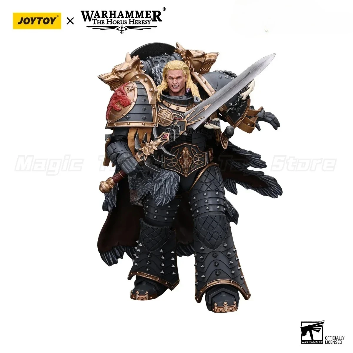 【MT】JOYTOY 1/18 Action Figure Warhammer 40K The Horus Heresy Space Wolves Leman Russ Anime Model Toys Gift