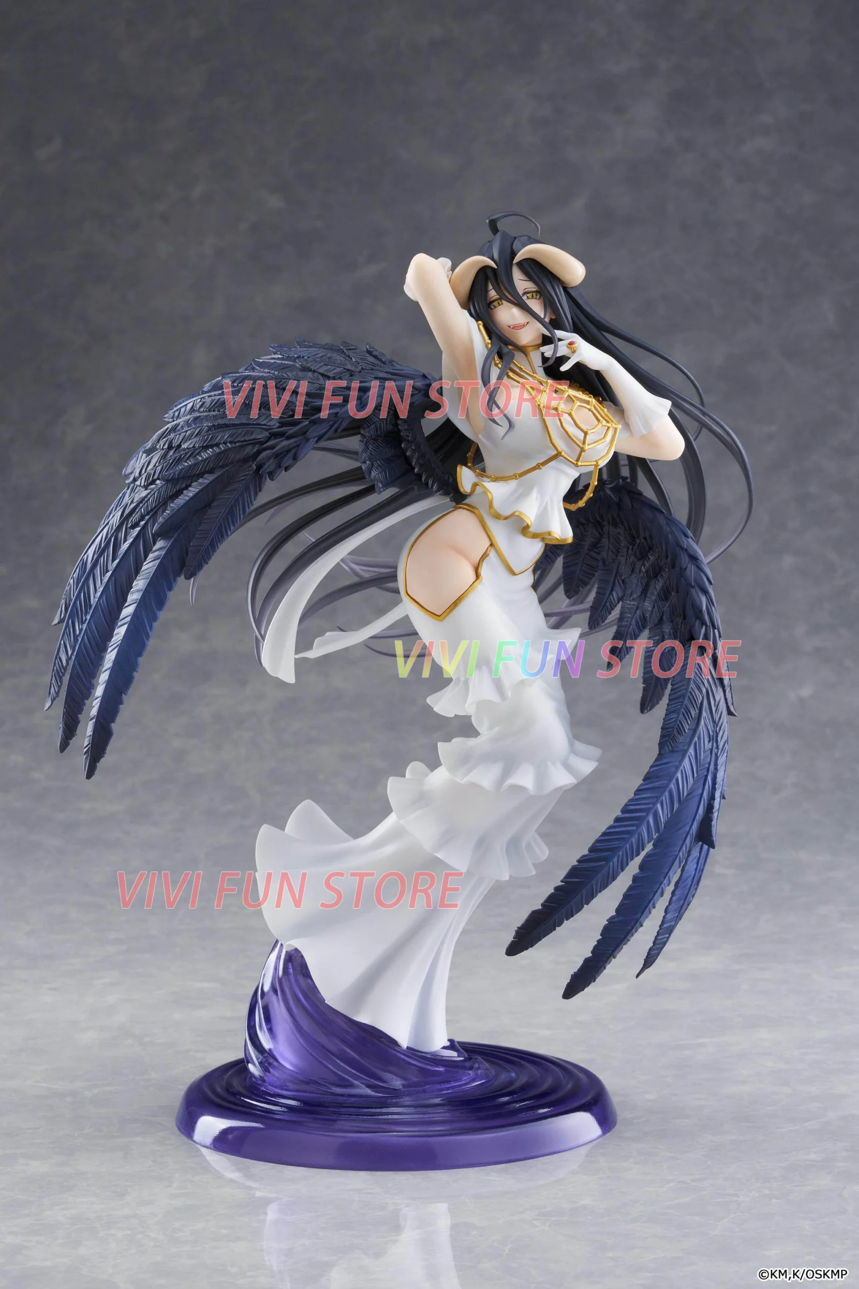In Stock TAITO T-most OVERLORD Albedo Pure White Devil ver. Model Toys 29cm Beautiful girl Model Static ornaments