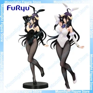 In Stock Furyu BiCute Bunnies Overlord Albedo Bunny Girl Desktop Cute Dolls Anime Action Figure Toy Gift Model Collection