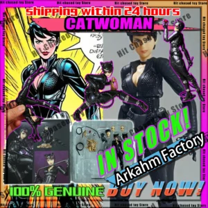 In Stock Arkahm Factory MAX Factory Catwoman Kaiyodo Revoltech YamaguchiFigurine Ko Model Action Figure Customized Gifts Toys