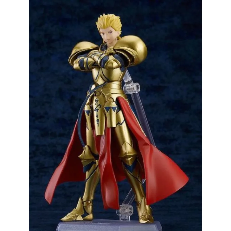 Max Factory Figma #300 Gilgamesh-160mm PVC/ABS Doll Movable Joints Armor Accents All-Ages Collectible Anime Figurine with Stand - Image 4