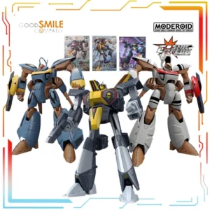 GSC MODEROID Mech Assembly Transcending The Century of Time and Space Anime Action Figure Assembly Model Toys Gifts for Boys