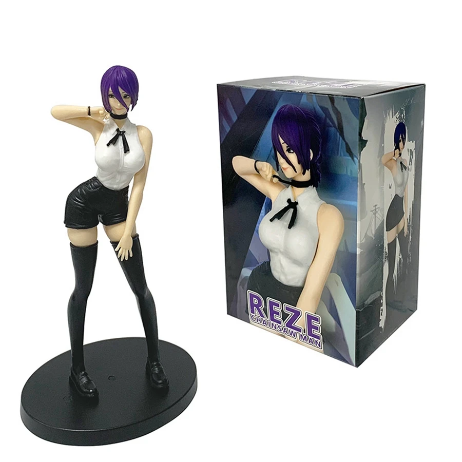 13cm/5.12in Chainsaw Man Anime Figure Reze Noodle Stopper Figure Demon Reze Action Figure PVC collector edition Model Doll Toys - Image 9