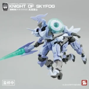 FIFTYSEVEN Number 57 Armored Puppet KNIGHT OF SKYFOG Horse No.57 1:24 Scale Assembly Warrior Model Kit Action Figure Anime Toys