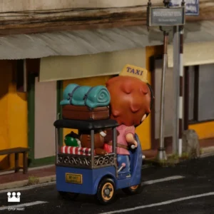 POPMART Hirono Ono Tuk-Tuk Driver Figure Overseas Limited Edition Collectible Mystery Box with Character Designs